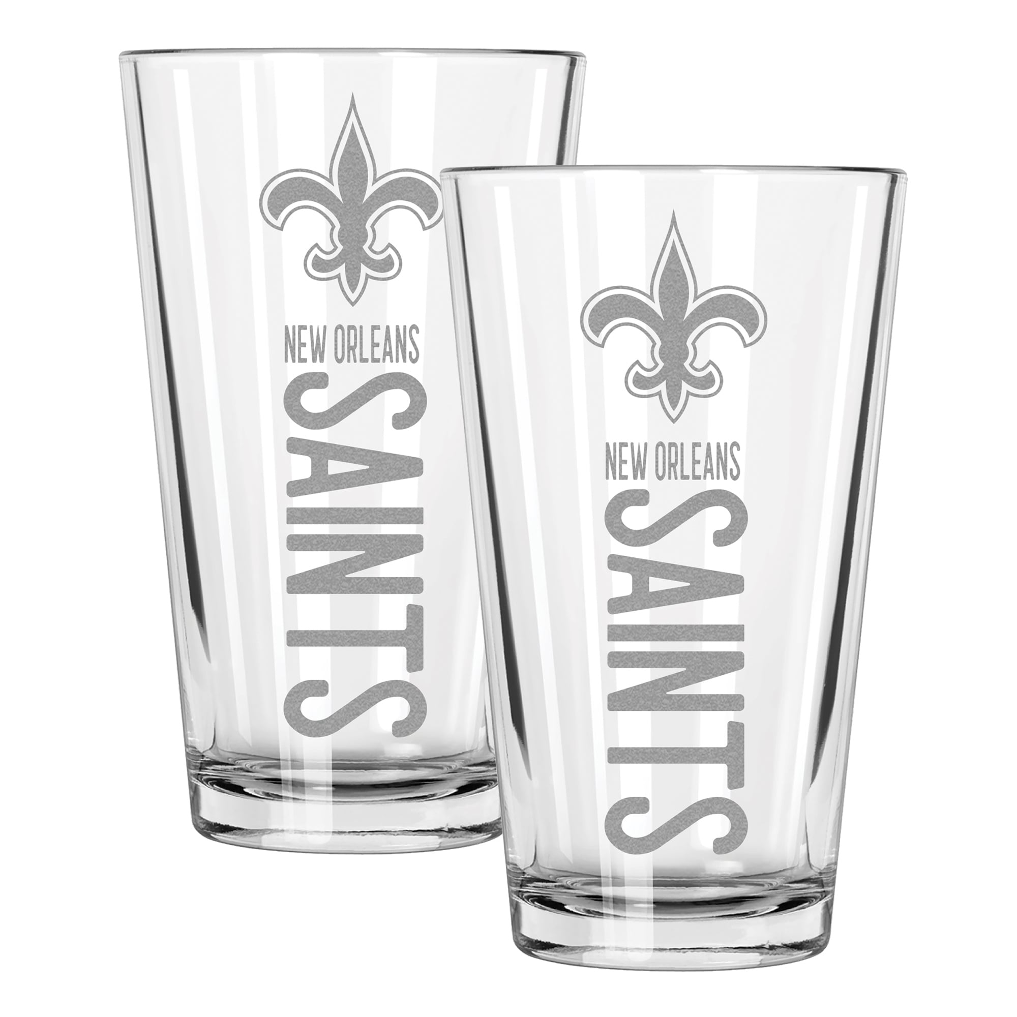 The Memory Company New Orleans Saints Two-Piece 16oz. Pinnacle Pint Glass Set