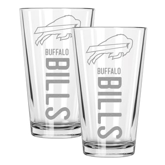 The Memory Company Buffalo Bills Two-Piece 16oz. Pinnacle Pint Glass Set