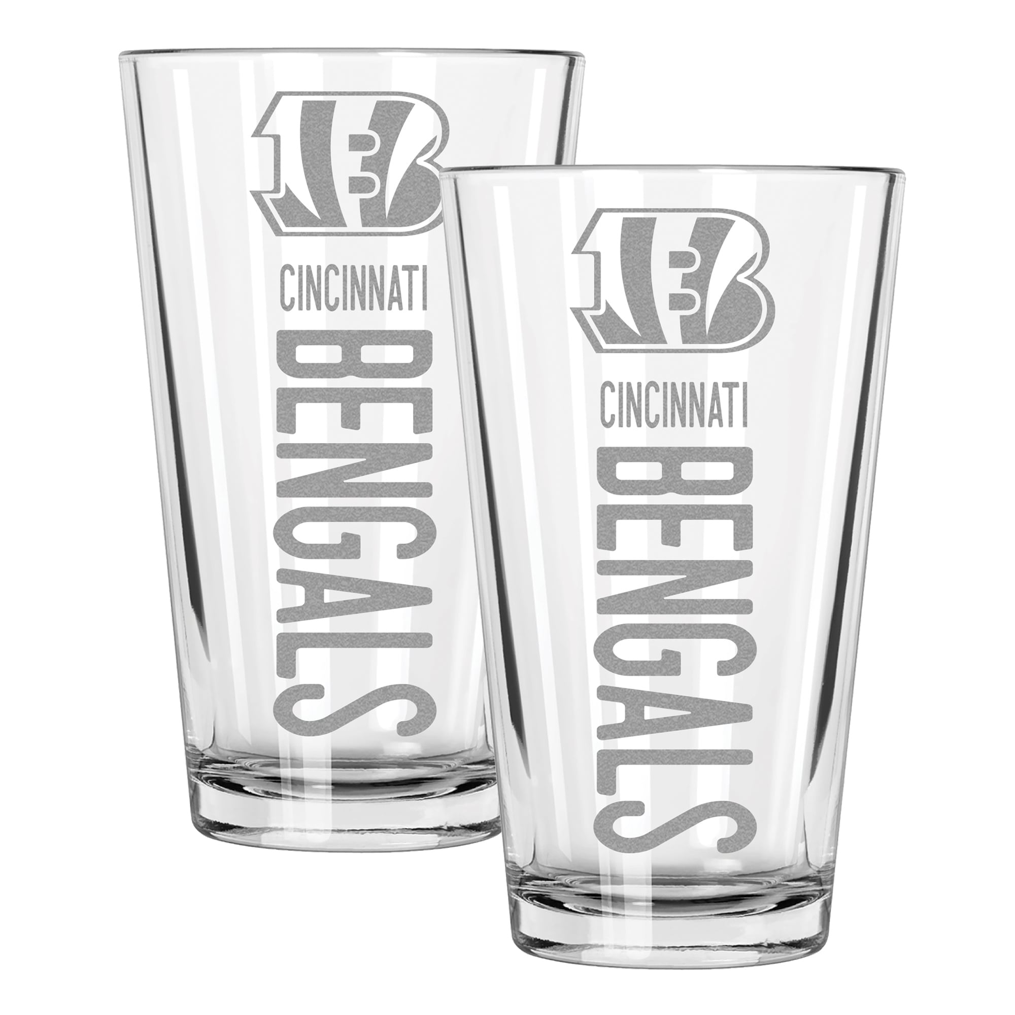 The Memory Company Cincinnati Bengals Two-Piece 16oz. Pinnacle Pint Glass Set