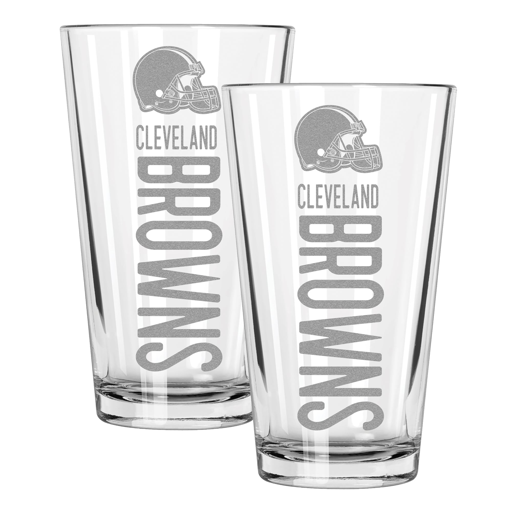 The Memory Company Cleveland Browns Two-Piece 16oz. Pinnacle Pint Glass Set