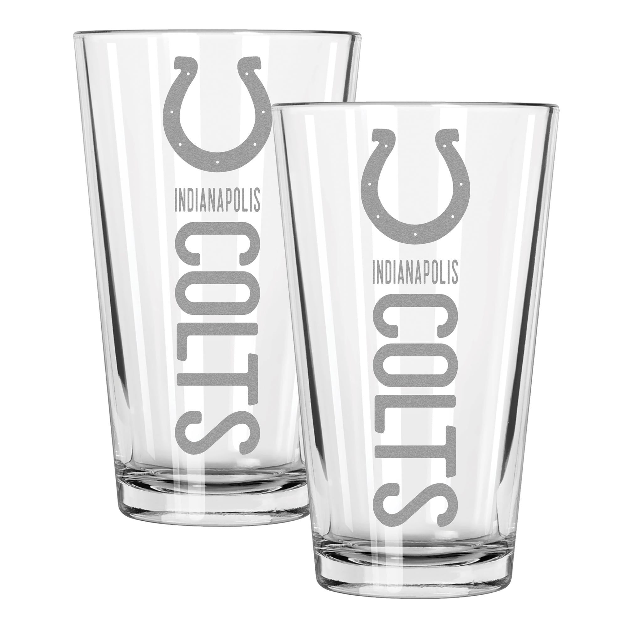 The Memory Company Indianapolis Colts Two-Piece 16oz. Pinnacle Pint Glass Set