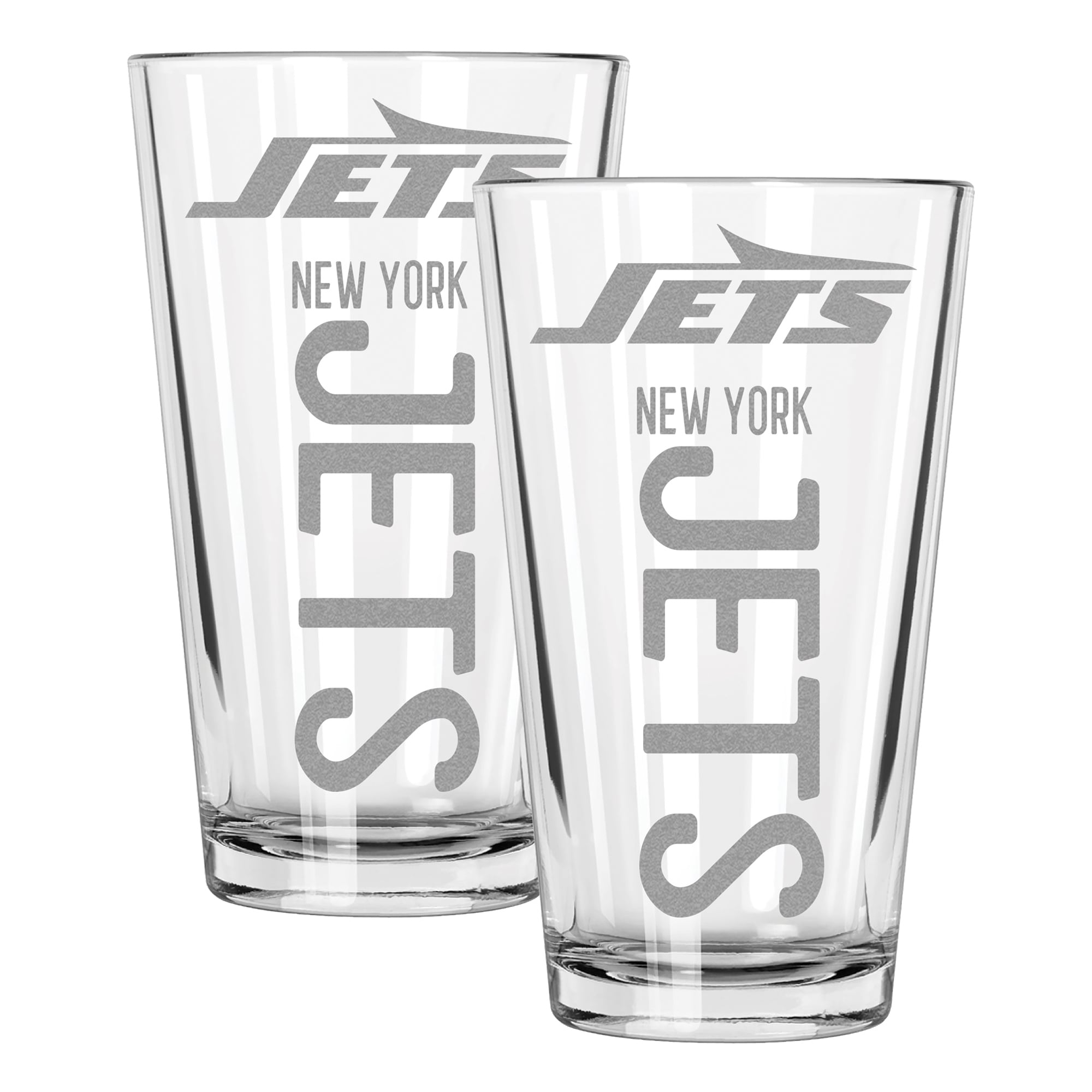 The Memory Company New York Jets Two-Piece 16oz. Pinnacle Pint Glass Set
