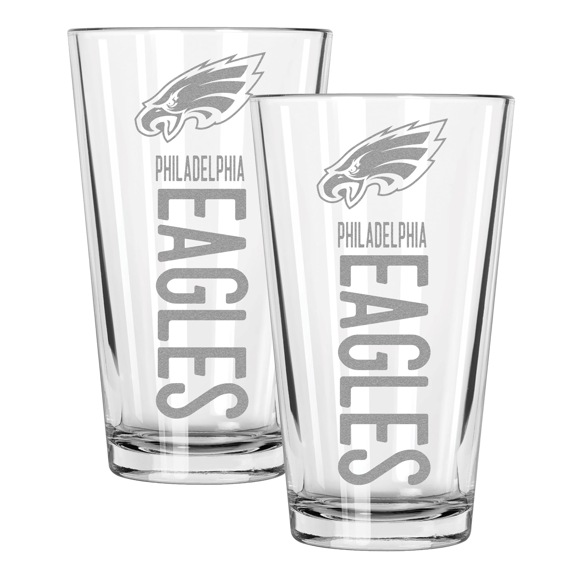 The Memory Company Philadelphia Eagles Two-Piece 16oz. Pinnacle Pint Glass Set