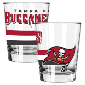 The Memory Company Tampa Bay Buccaneers Two-Piece 15oz. Big Stripes Double Old Fashioned Glass Set