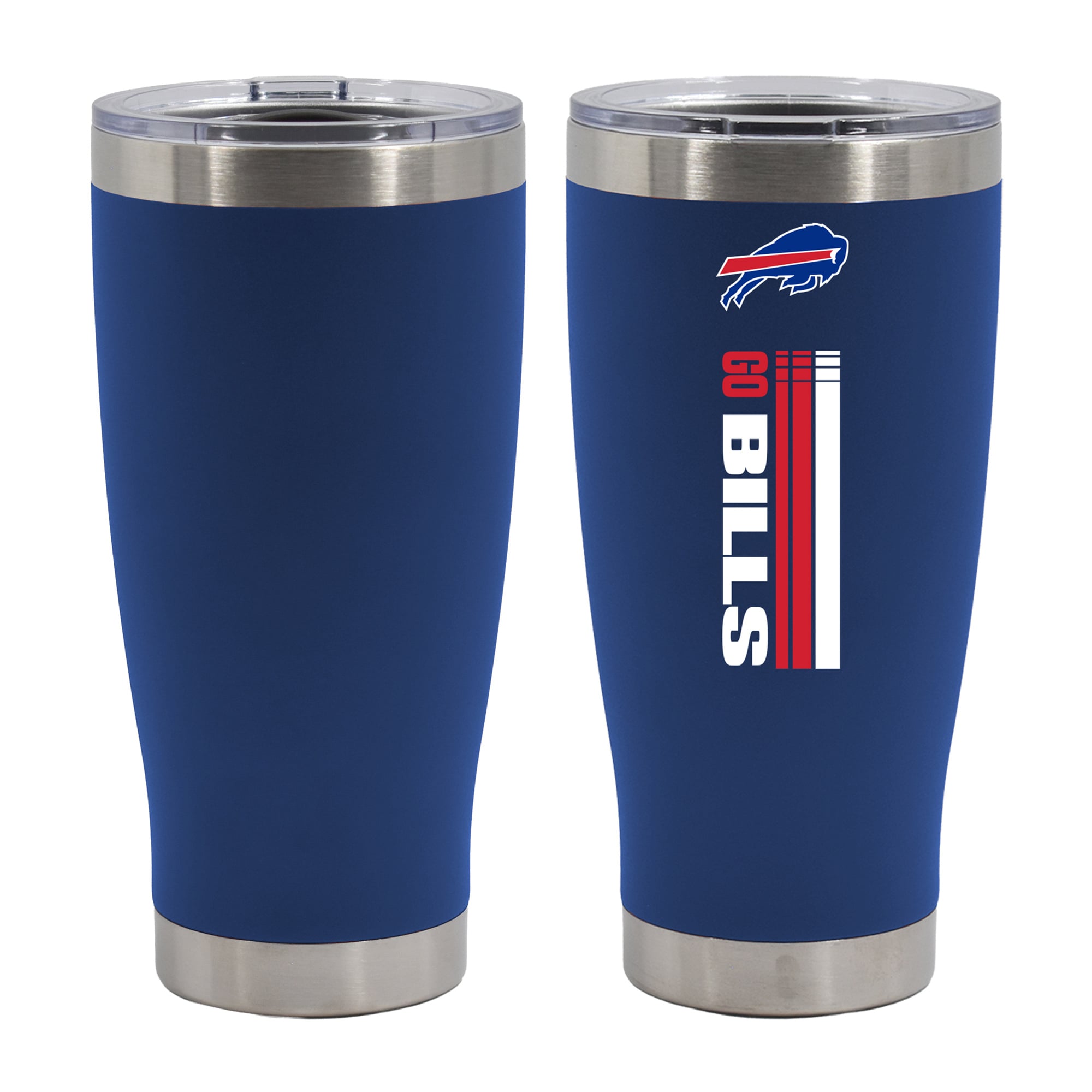 The Memory Company Buffalo Bills Let's Go 20oz. Stainless Steel Tumbler