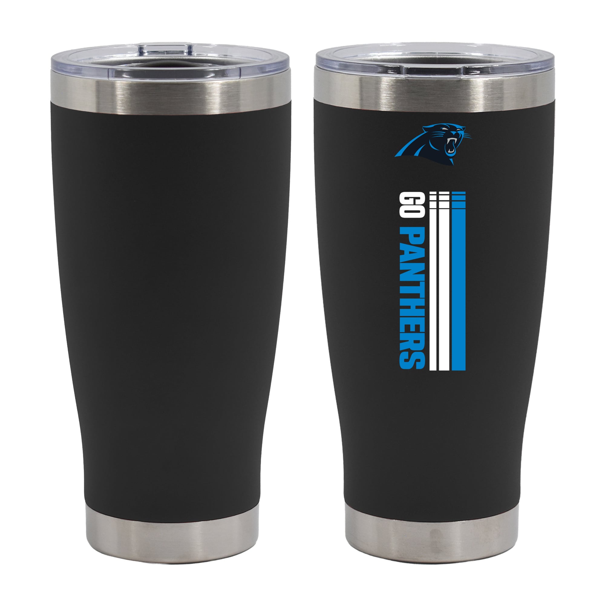 The Memory Company Carolina Panthers Let's Go 20oz. Stainless Steel Tumbler