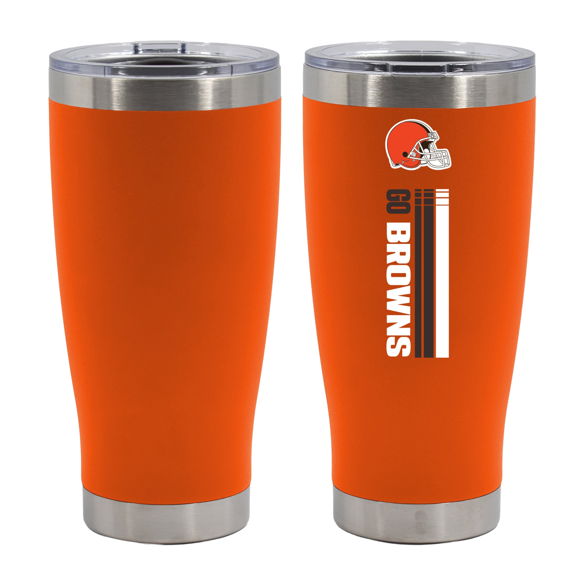 The Memory Company Cleveland Browns Let's Go 20oz. Stainless Steel Tumbler