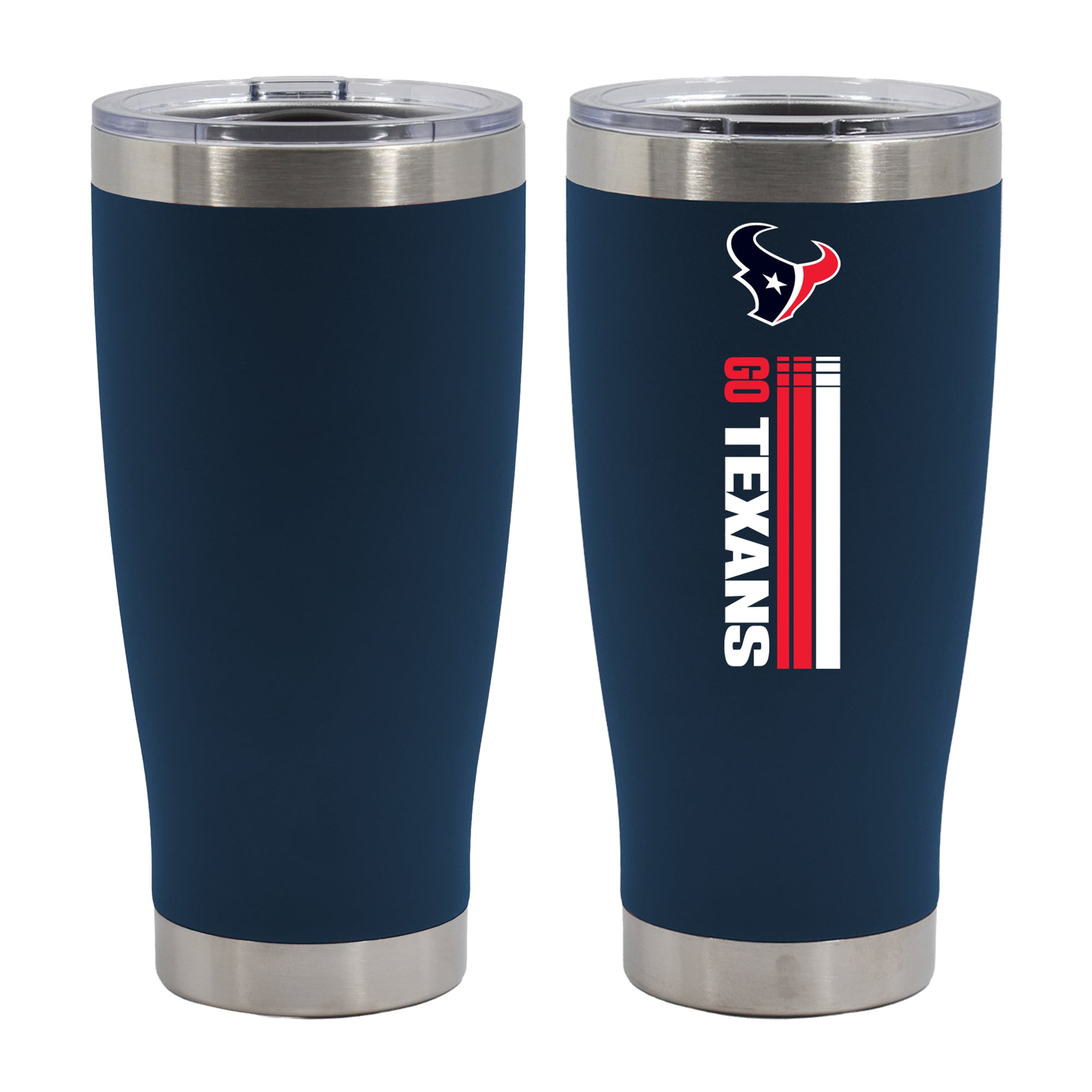 The Memory Company Houston Texans Let's Go 20oz. Stainless Steel Tumbler
