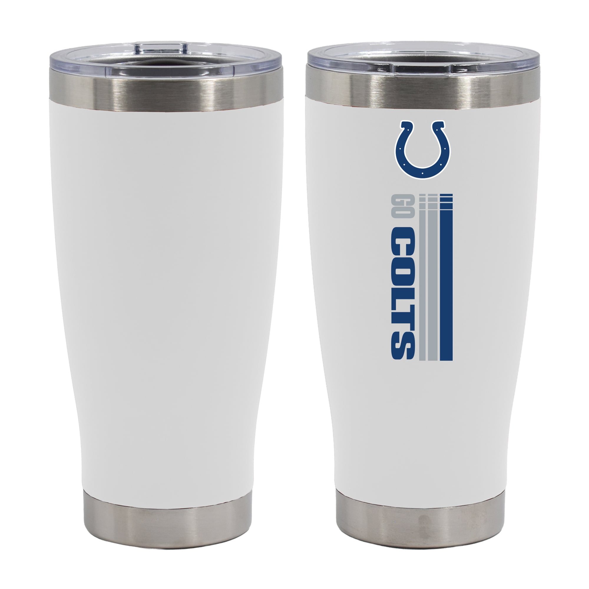 The Memory Company Indianapolis Colts Let's Go 20oz. Stainless Steel Tumbler