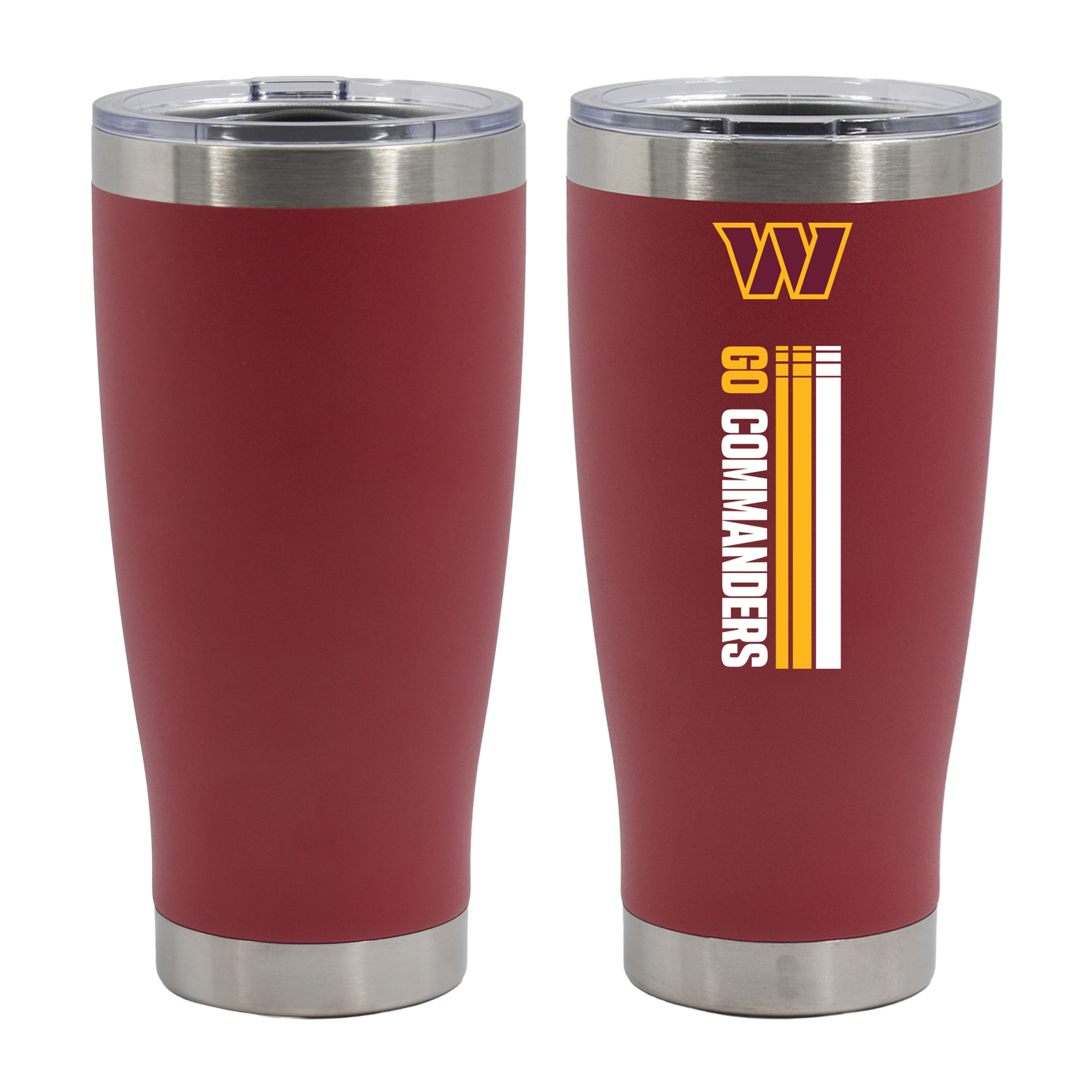 The Memory Company Washington Commanders Let's Go 20oz. Stainless Steel Tumbler