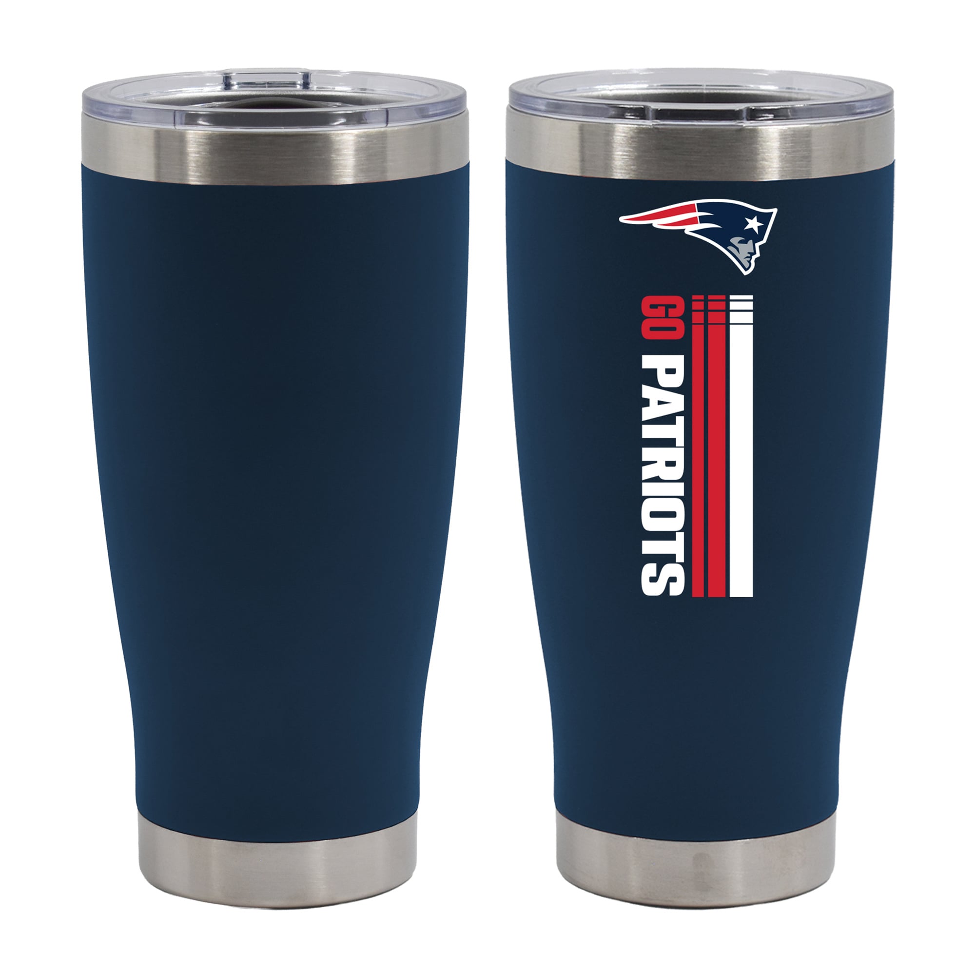 The Memory Company New England Patriots Let's Go 20oz. Stainless Steel Tumbler