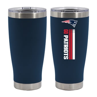 The Memory Company New England Patriots Let's Go 20oz. Stainless Steel Tumbler