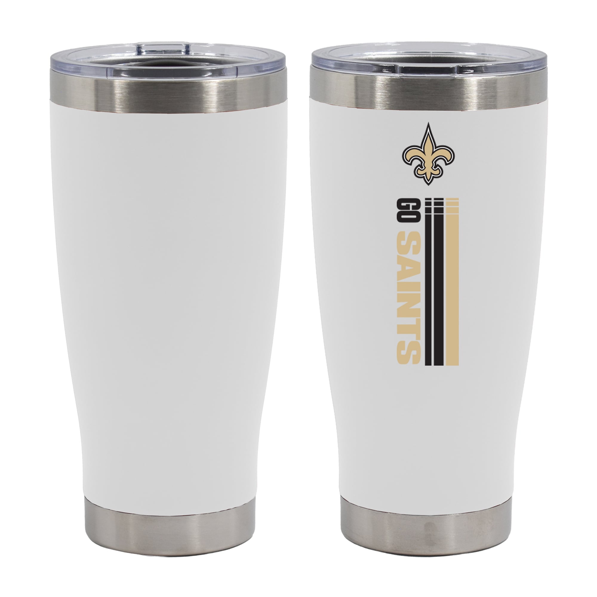 The Memory Company New Orleans Saints Let's Go 20oz. Stainless Steel Tumbler