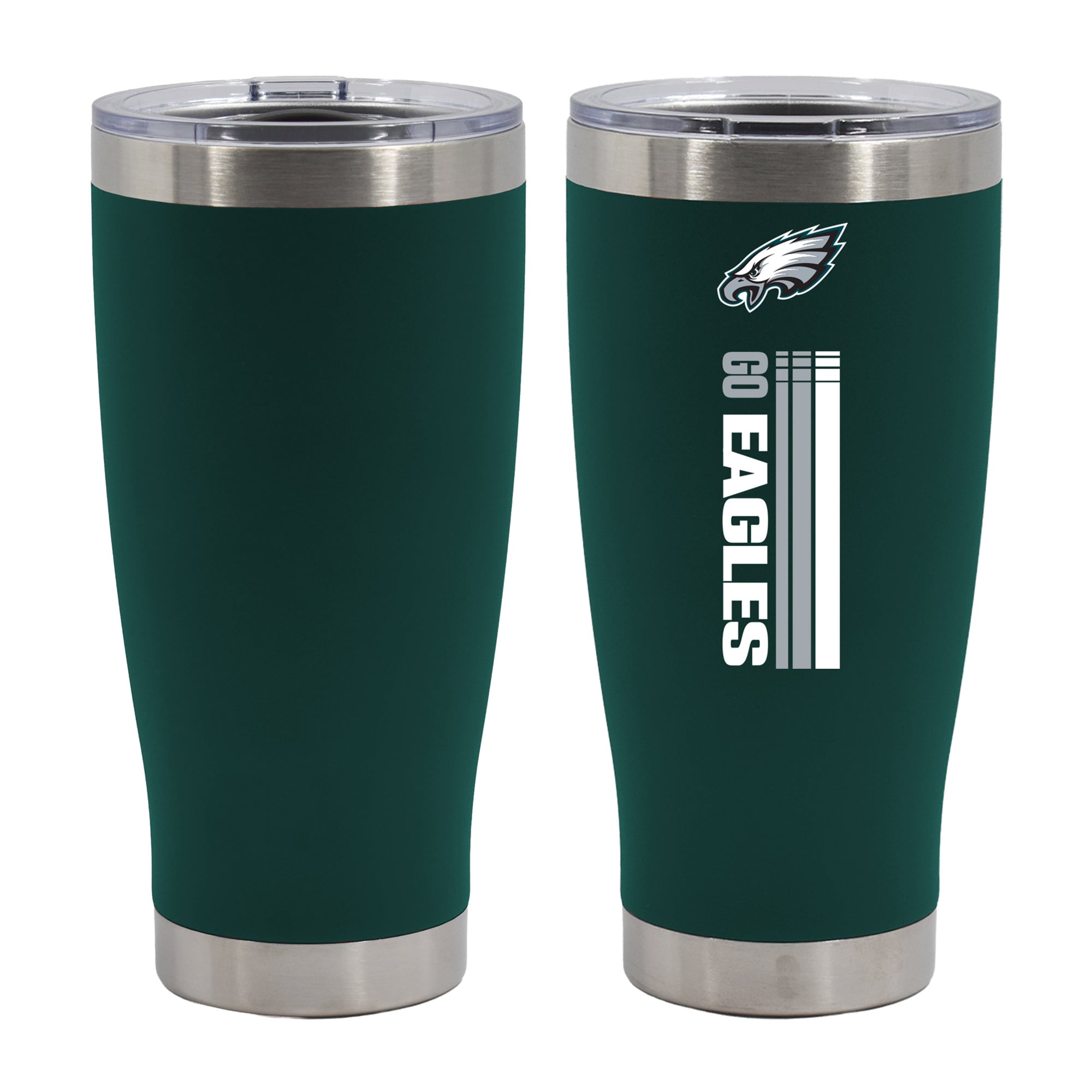 The Memory Company Philadelphia Eagles Let's Go 20oz. Stainless Steel Tumbler