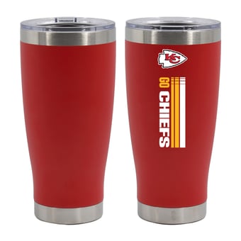 The Memory Company Kansas City Chiefs Let's Go 20oz. Stainless Steel Tumbler