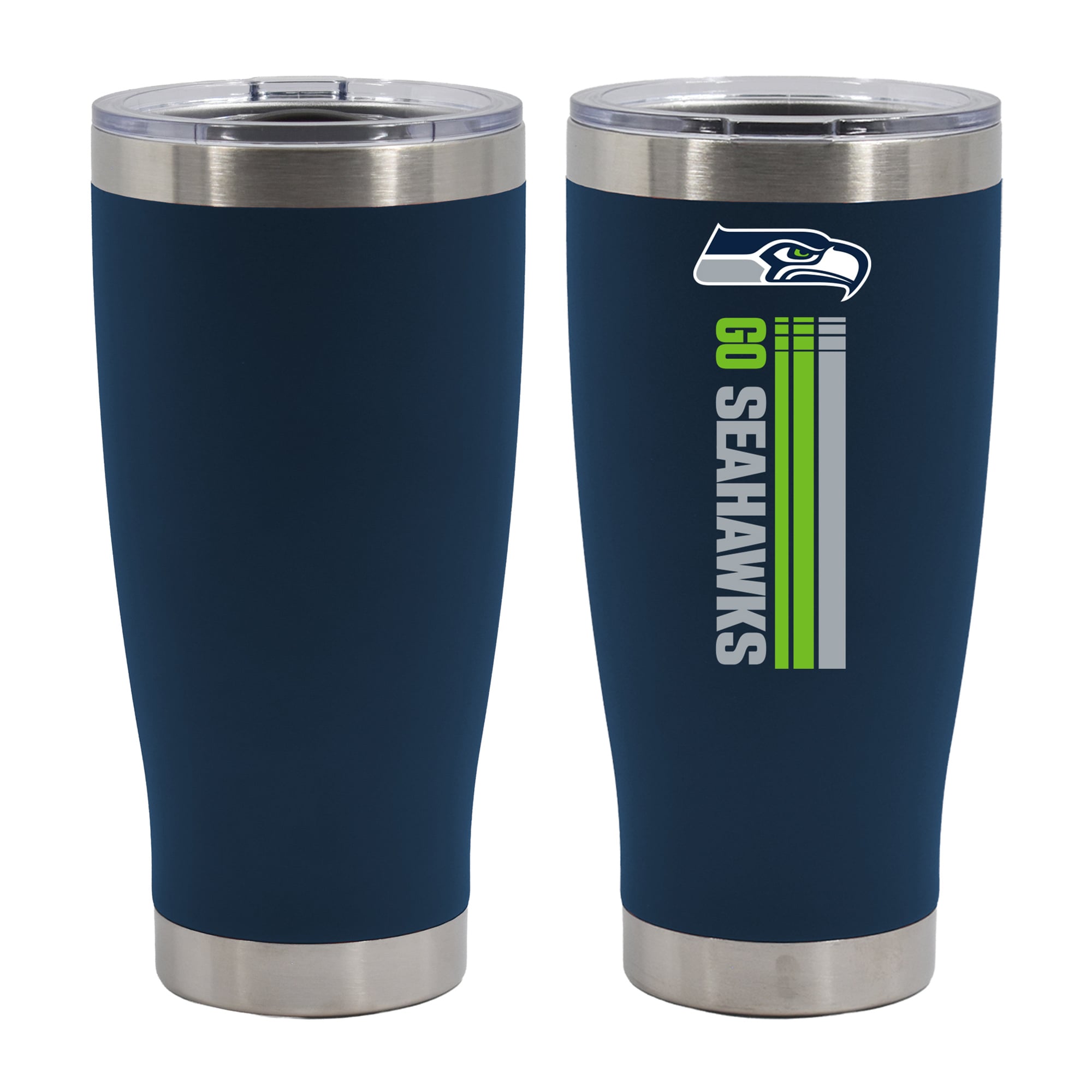 The Memory Company Seattle Seahawks Let's Go 20oz. Stainless Steel Tumbler