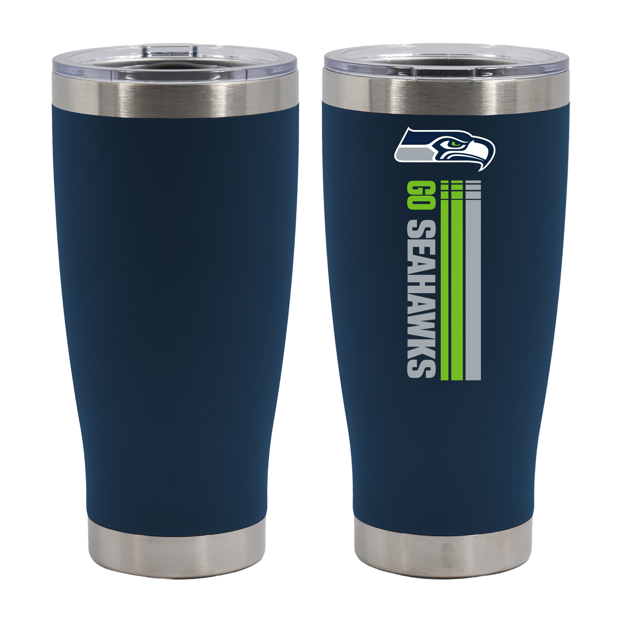 The Memory Company Seattle Seahawks Let's Go 20oz. Stainless Steel Tumbler