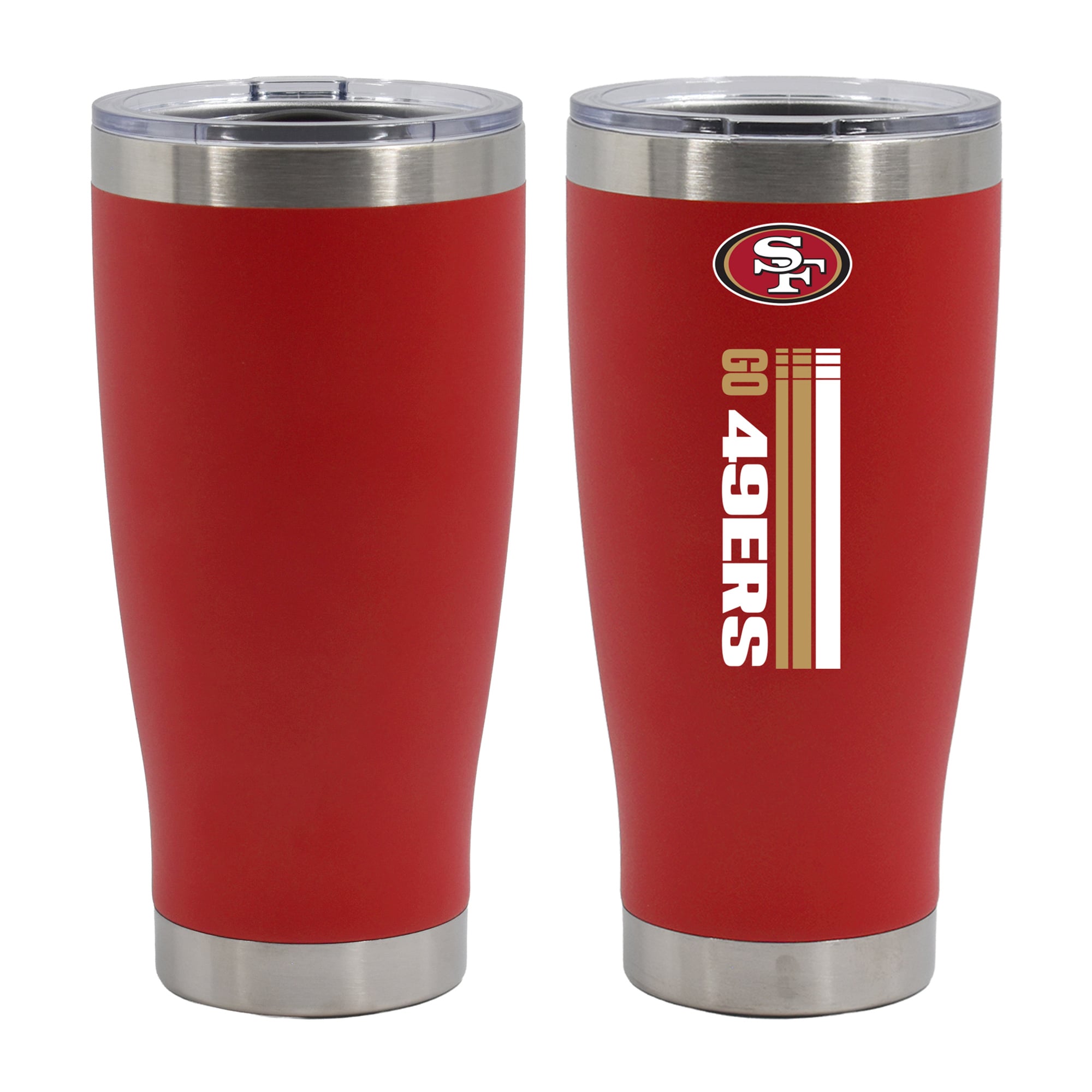The Memory Company San Francisco 49ers Let's Go 20oz. Stainless Steel Tumbler