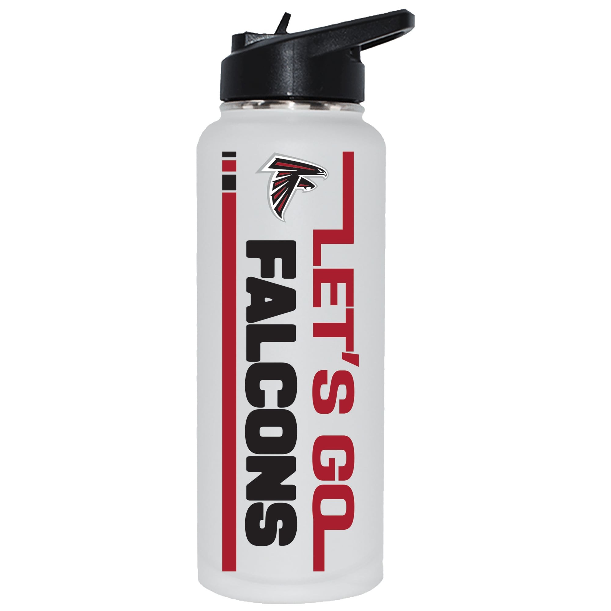 The Memory Company Atlanta Falcons Let's Go 34oz. Stainless Steel Quencher Bottle