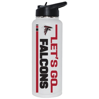 The Memory Company Atlanta Falcons Let's Go 34oz. Stainless Steel Quencher Bottle