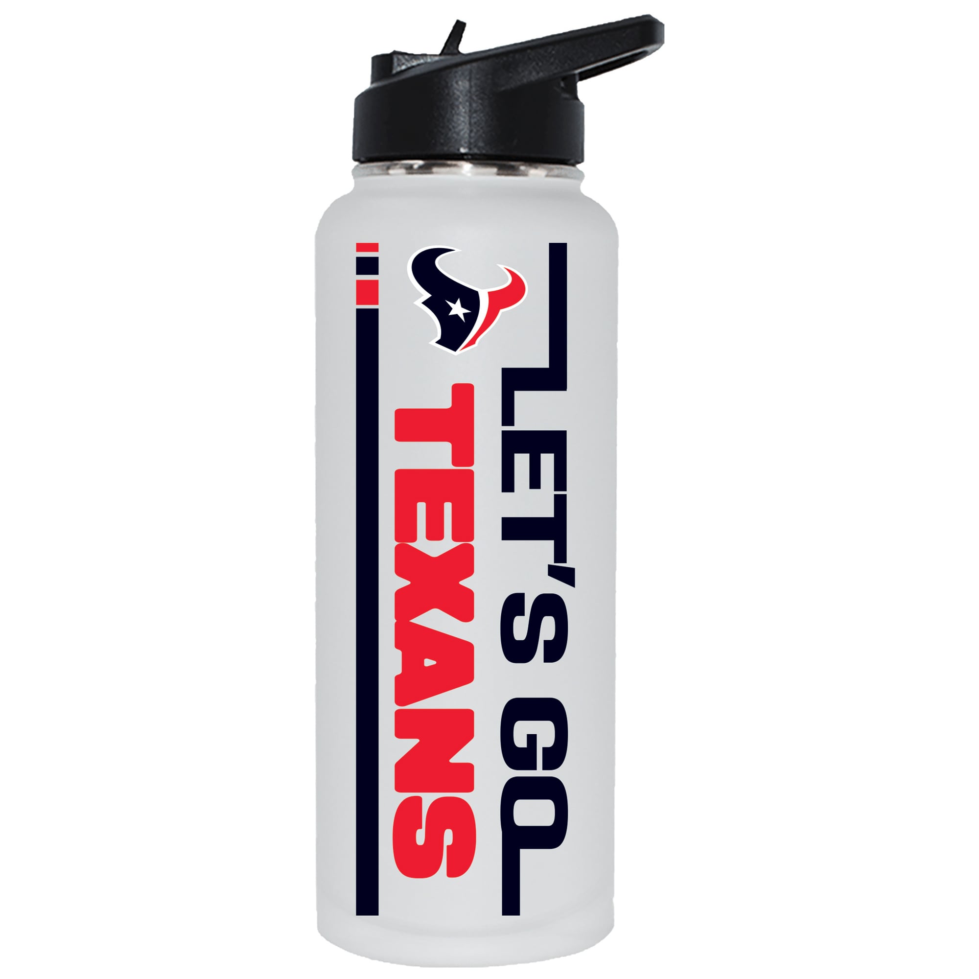 The Memory Company Houston Texans Let's Go 34oz. Stainless Steel Quencher Bottle