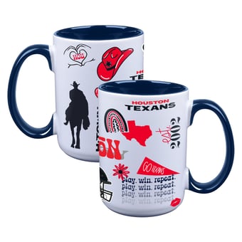 The Memory Company Houston Texans Two-Piece 15oz. Loco Coffee Mug Set