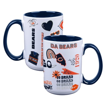 The Memory Company Chicago Bears Two-Piece 15oz. Loco Coffee Mug Set