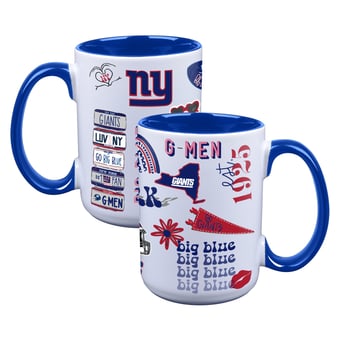 The Memory Company New York Giants Two-Piece 15oz. Loco Coffee Mug Set