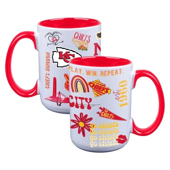 The Memory Company Kansas City Chiefs Two-Piece 15oz. Loco Coffee Mug Set