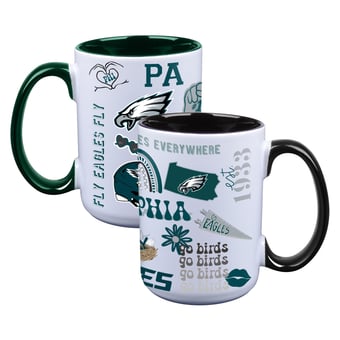 The Memory Company Philadelphia Eagles Two-Piece 15oz. Loco Coffee Mug Set