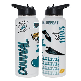 The Memory Company Jacksonville Jaguars 34oz. Loco Stainless Steel Quencher Bottle