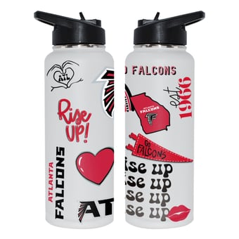 The Memory Company Atlanta Falcons 34oz. Loco Stainless Steel Quencher Bottle
