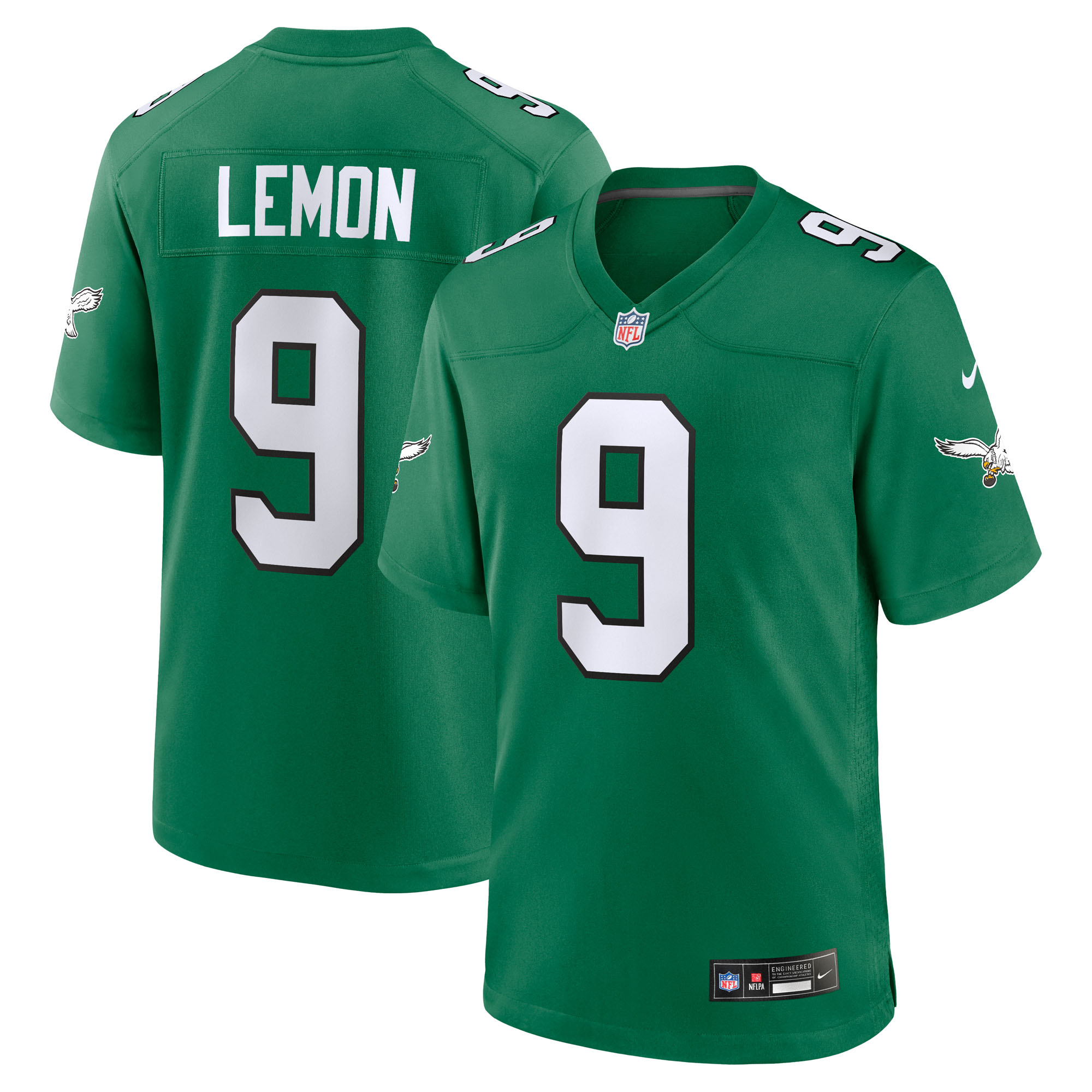 Men's Nike Makai Lemon Kelly Green Philadelphia Eagles Alternate Game Jersey
