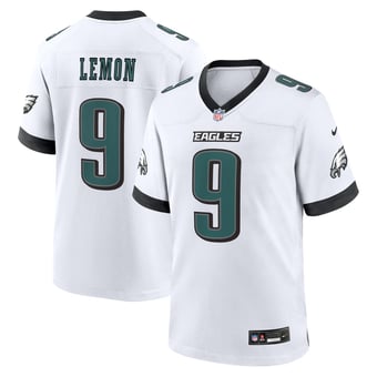Men's Nike Makai Lemon White Philadelphia Eagles Game Jersey