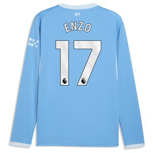Maillot Domicile Manchester City PUMA 26/27 - Manches longues avec flocage Enzo 17, vue 4