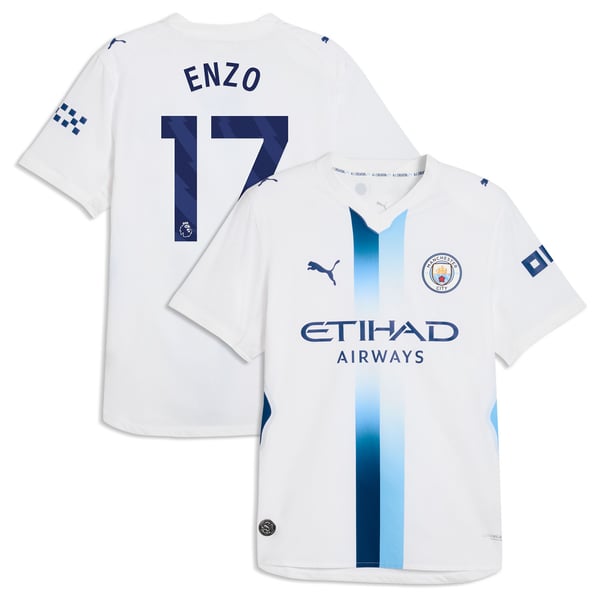 Maillot Third Authentic Manchester City PUMA 2026-27 avec flocage Enzo 17