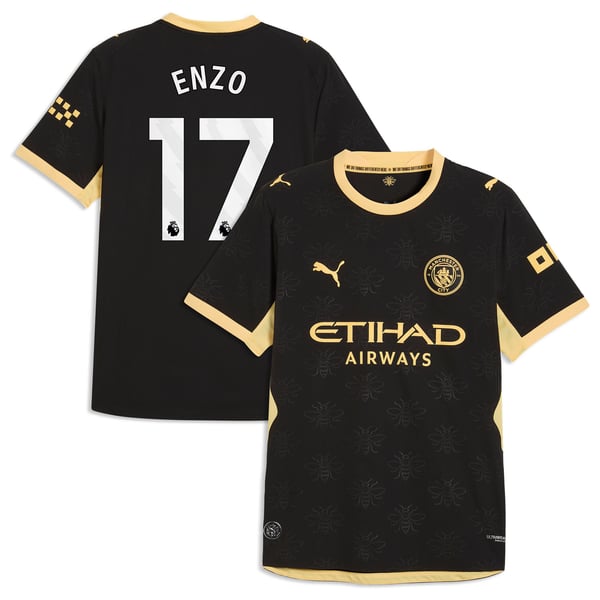 Maillot Extérieur Authentic Manchester City PUMA 26/27 avec flocage Enzo 17