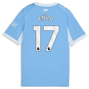 Maillot Domicile Manchester City PUMA 26/27 - Enfant avec flocage Enzo 17, vue 4