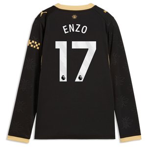 Maillot Extérieur Manchester City PUMA 26/27 - Manches longues - Enfant avec flocage Enzo 17, vue 4