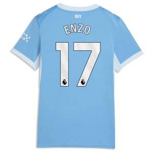 Maillot Domicile Manchester City PUMA 26/27 - Femme avec flocage Enzo 17, vue 4