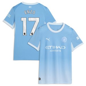 Maillot Domicile Manchester City PUMA 26/27 - Femme avec flocage Enzo 17, vue 1