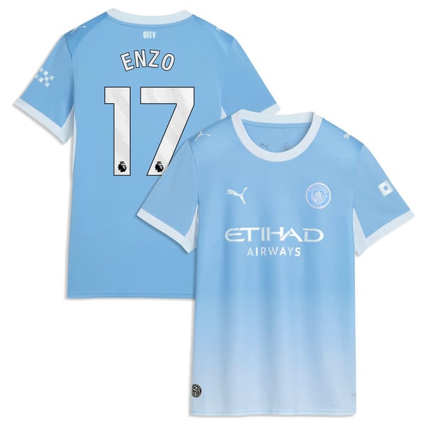 Maillot Domicile Manchester City PUMA 26/27 - Femme avec flocage Enzo 17