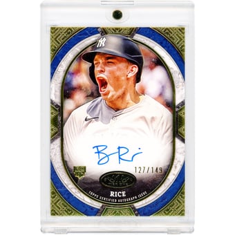 Ben Rice New York Yankees Autographed 2025 Topps Tier One Tier One Shots #TOS-BR #127/149 Rookie Card