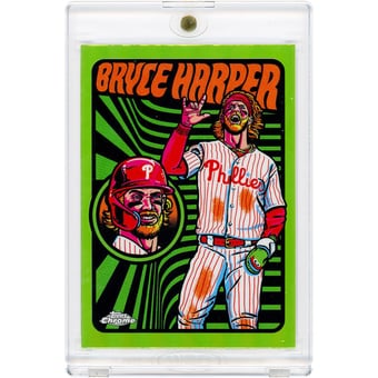 Bryce Harper Philadelphia Phillies 2024 Topps Chrome Ultra Violet #UV-7 Card