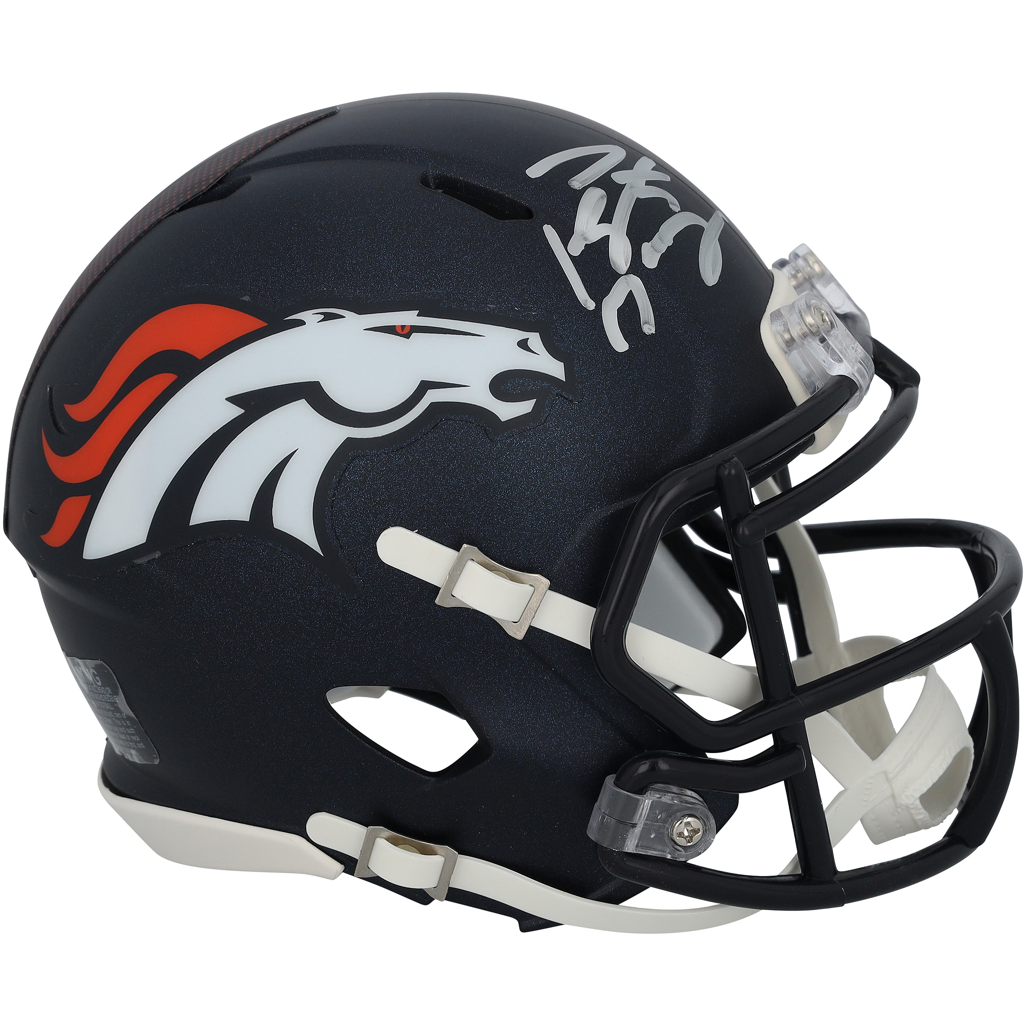 Peyton Manning Denver Broncos Autographed Riddell 2024 Speed Mini Helmet
