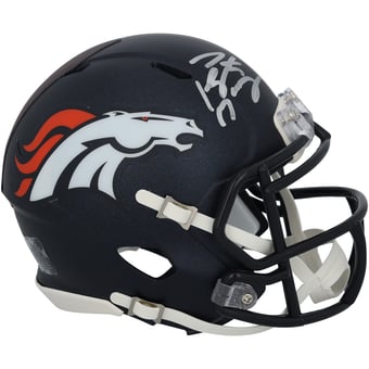 Peyton Manning Denver Broncos Autographed Riddell 2024 Speed Mini Helmet