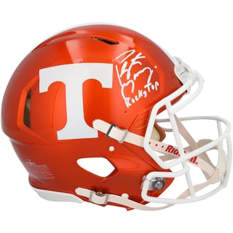 "Peyton Manning Tennessee Volunteers Autographed Riddell Flash Speed Authentic Helmet with ""Rocky Top"" Inscription"