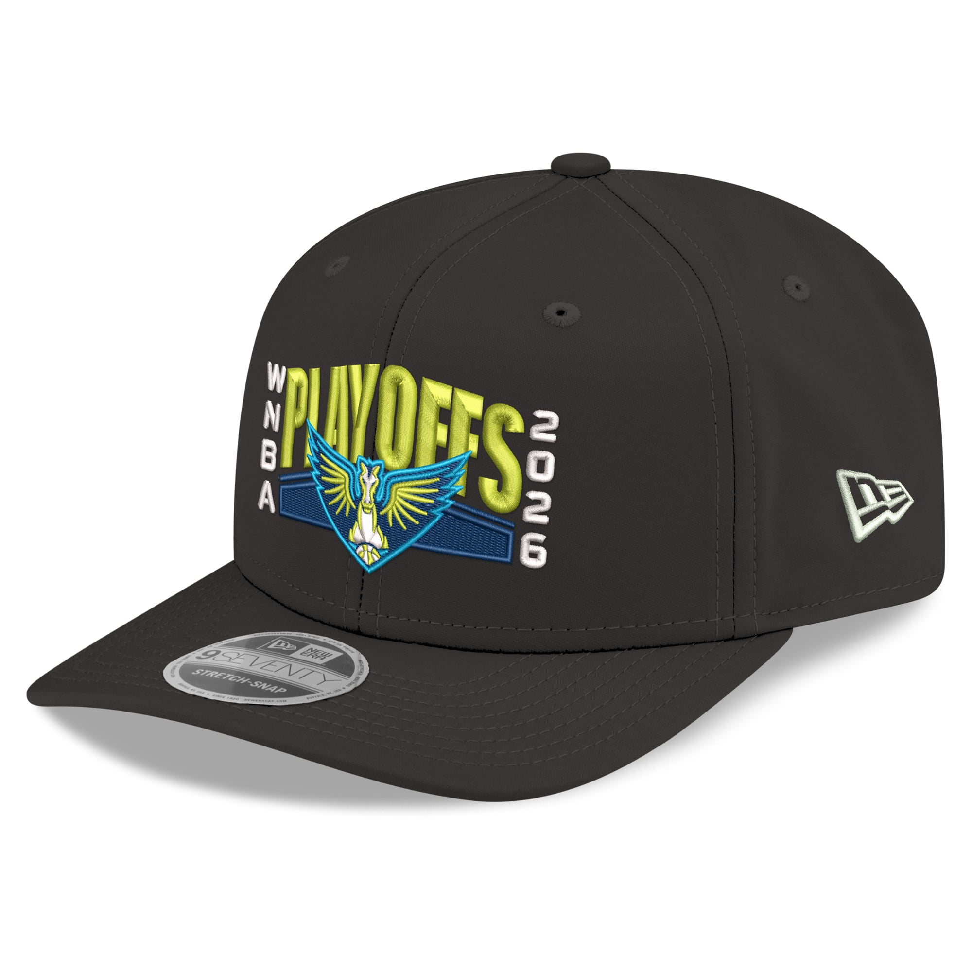 Men's New Era  Black Dallas Wings 2026 WNBA Playoffs 9SEVENTY Adjustable Hat
