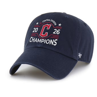 Men's '47  Navy Cleveland Guardians 2026 AL Central Division Champions Clean Up Adjustable Hat