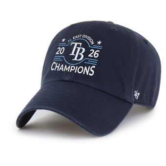 Men's '47  Navy Tampa Bay Rays 2026 AL East Division Champions Clean Up Adjustable Hat